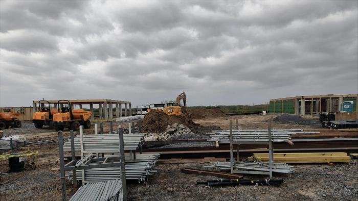 What Cards Against's Humanity's Texas land looks like after SpaceX began allegedly using it without permission. 