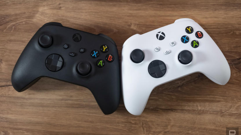 Microsoft's new Series X console and its accessories.