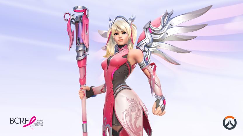 Pink Mercy charity skin