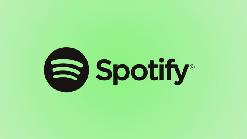 Spotify logo against a green background.