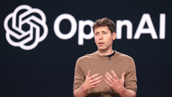 OpenAI CEO Sam Altman speaks during the Microsoft Build conference at the Seattle Convention Center Summit Building in Seattle, Washington on May 21, 2024. (Photo by Jason Redmond / AFP) (Photo by JASON REDMOND/AFP via Getty Images)