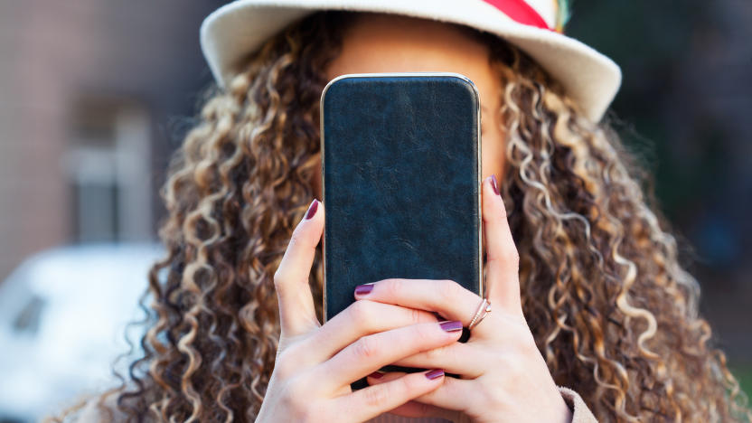 Young woman using smart phone