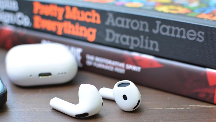 Apple refined the shape on the AirPods 4 for a better fit.