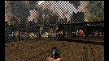 Bo discovered a new cheat code in the Sega Saturn port of Doom. 