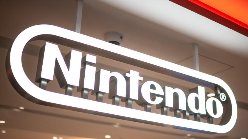 A Nintendo logo is pictured at its store in Shibuya district of Tokyo on May 2, 2024. (Photo by Philip FONG / AFP) (Photo by PHILIP FONG/AFP via Getty Images)