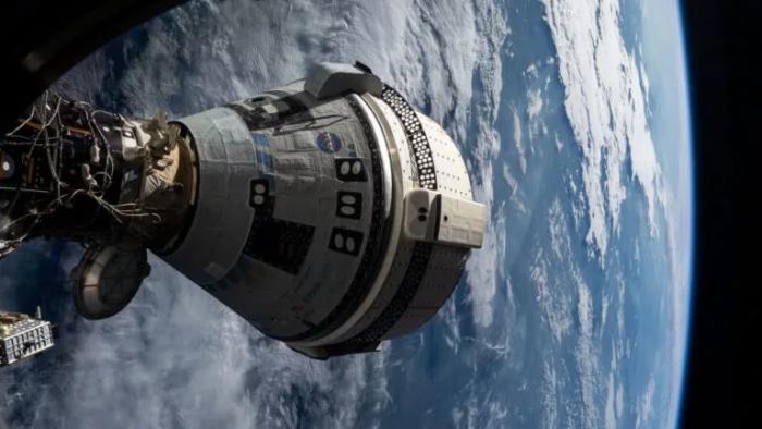 Starliner docks with the International Space Station. 