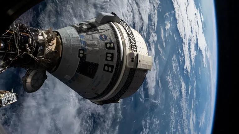 Starliner docks with the International Space Station. 