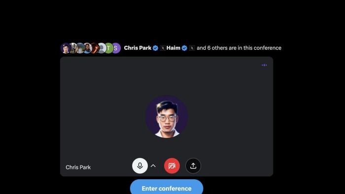 X is testing a new video conferencing tool for multi-person video chats.