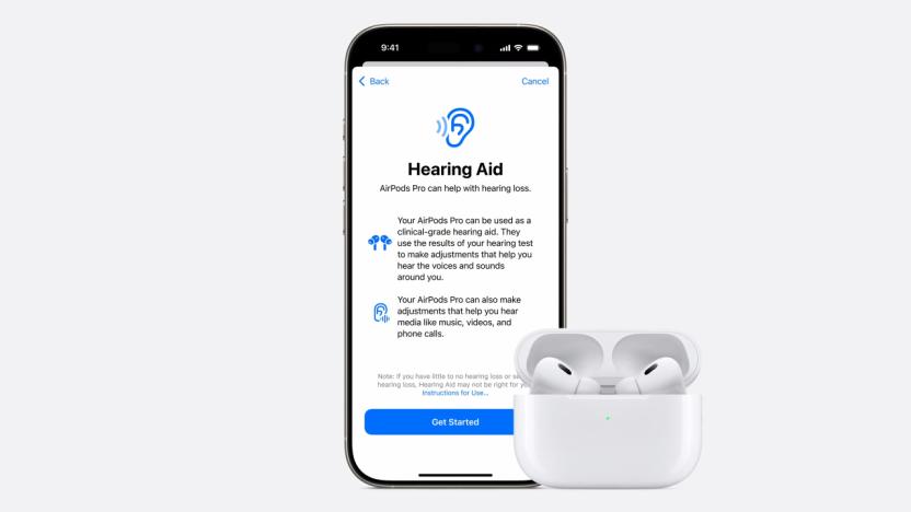 AirPods Pro hearing aid features