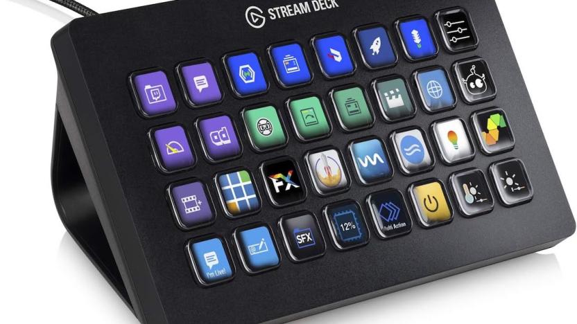 Elgato Stream Deck XL featuring 32 keys.